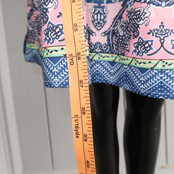 MISSLOOK Boho Pink and Blue Dress - Picture 7 of 7